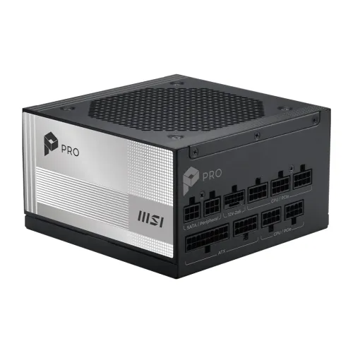 MSI PRO A850PL PCIE5 850W 80 Plus Platinum Fully Modular Power Supply MSI PRO A850PL PCIE5 850W 80 Plus Platinum Fully Modular Power Supply